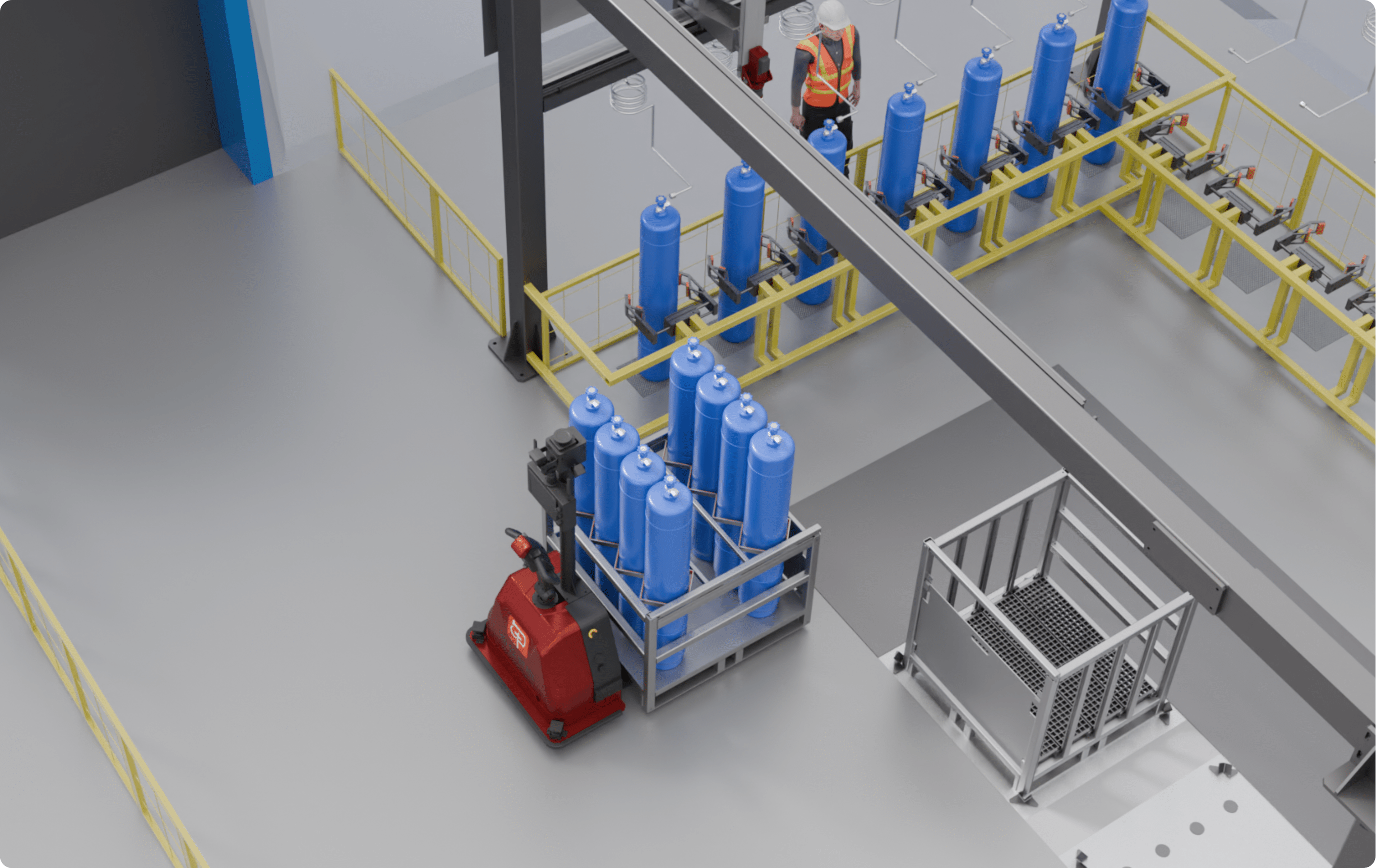 国产化替代工程-全智能电子特气生产线